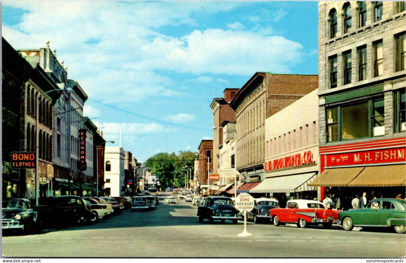 Vermont Rutland Main Street Merchant's Row Woolworth - Rutland