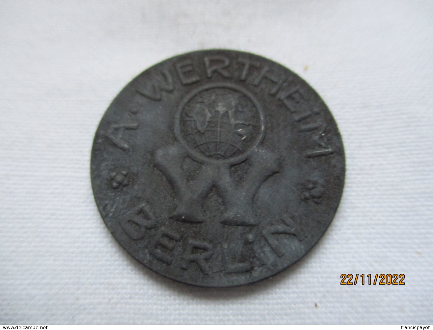 Germany: Notgeld A. Wertheim Berlin 50 Pfennig Ca 1918 - Monétaires/De Nécessité