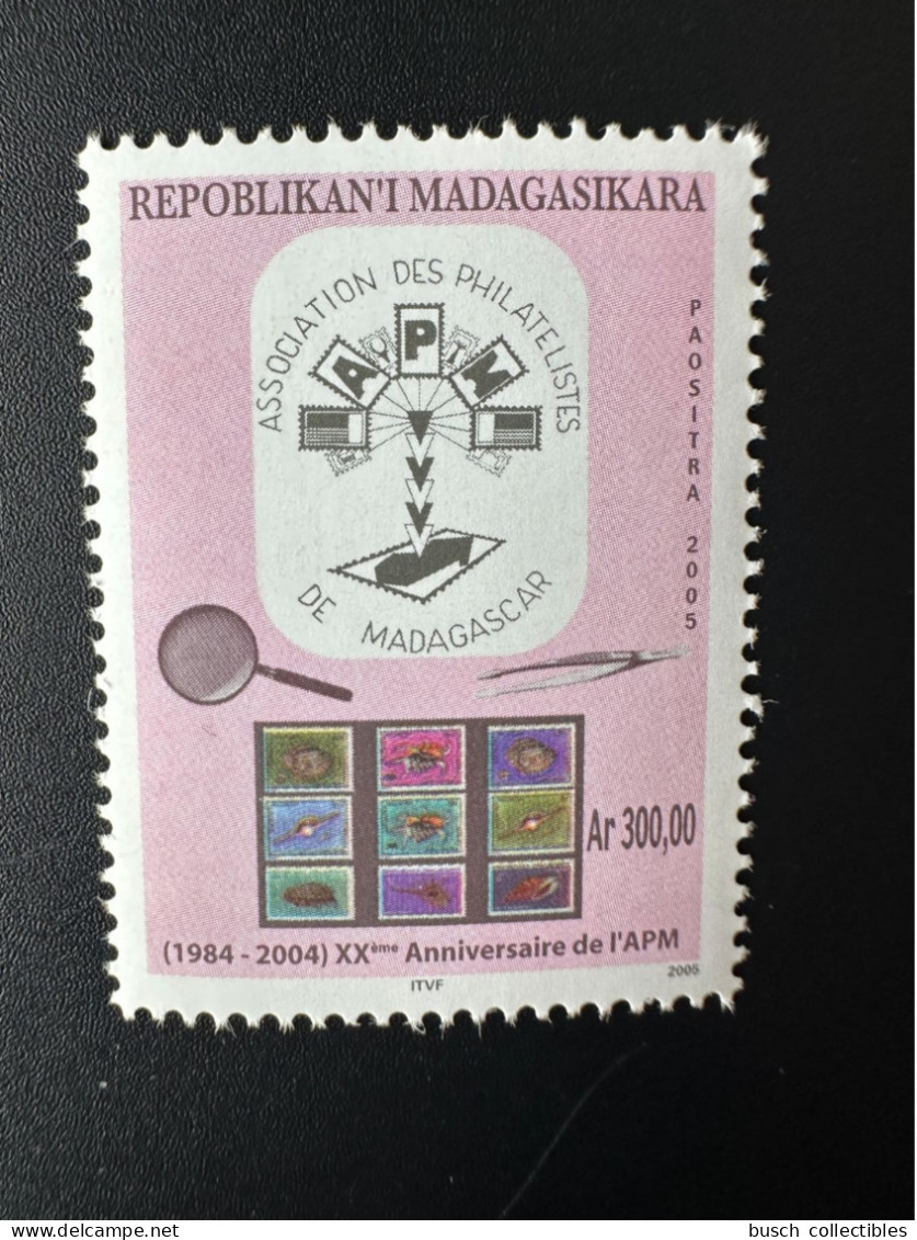 Madagascar Madagaskar 2005 / 2006 Mi. 2646 20e Anniversaire Association Philatélique APM 1984 - 2004 - Madagascar (1960-...)