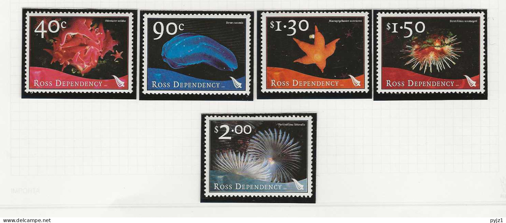 2003 MNH Ross Dependency Mi 84-88 Postfris** - Ongebruikt