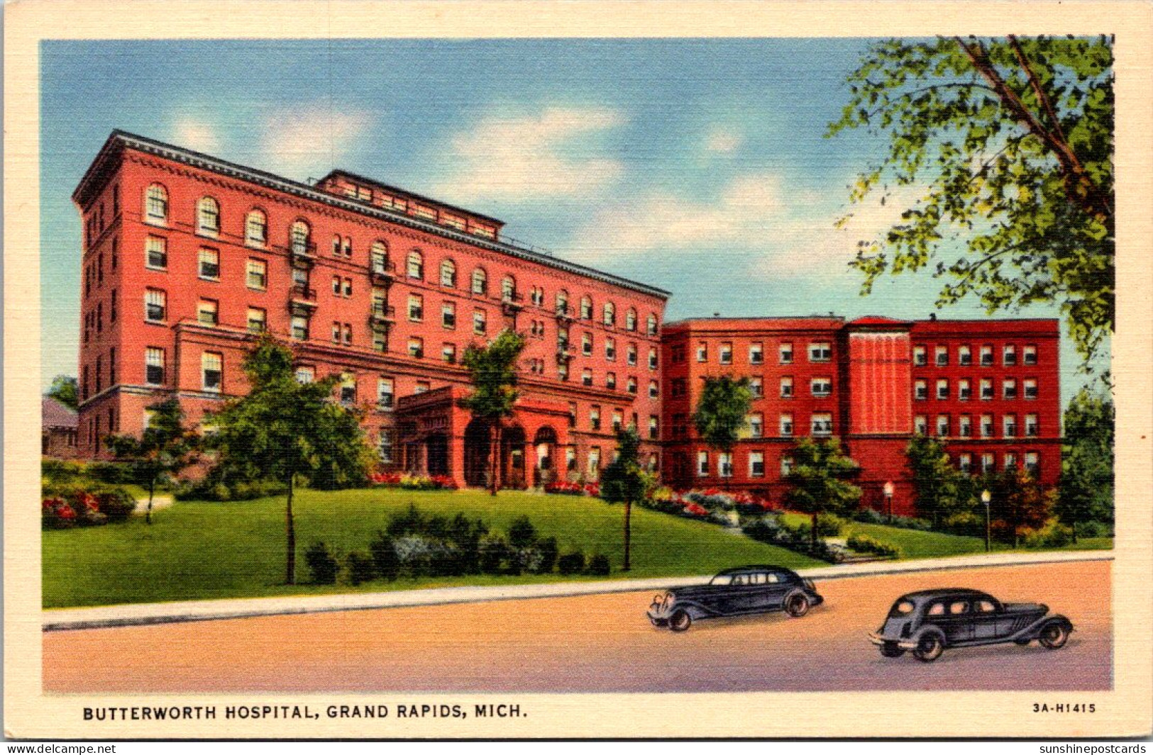 Michigan Grand Rapids Butterworth Hospital Curteich - Grand Rapids
