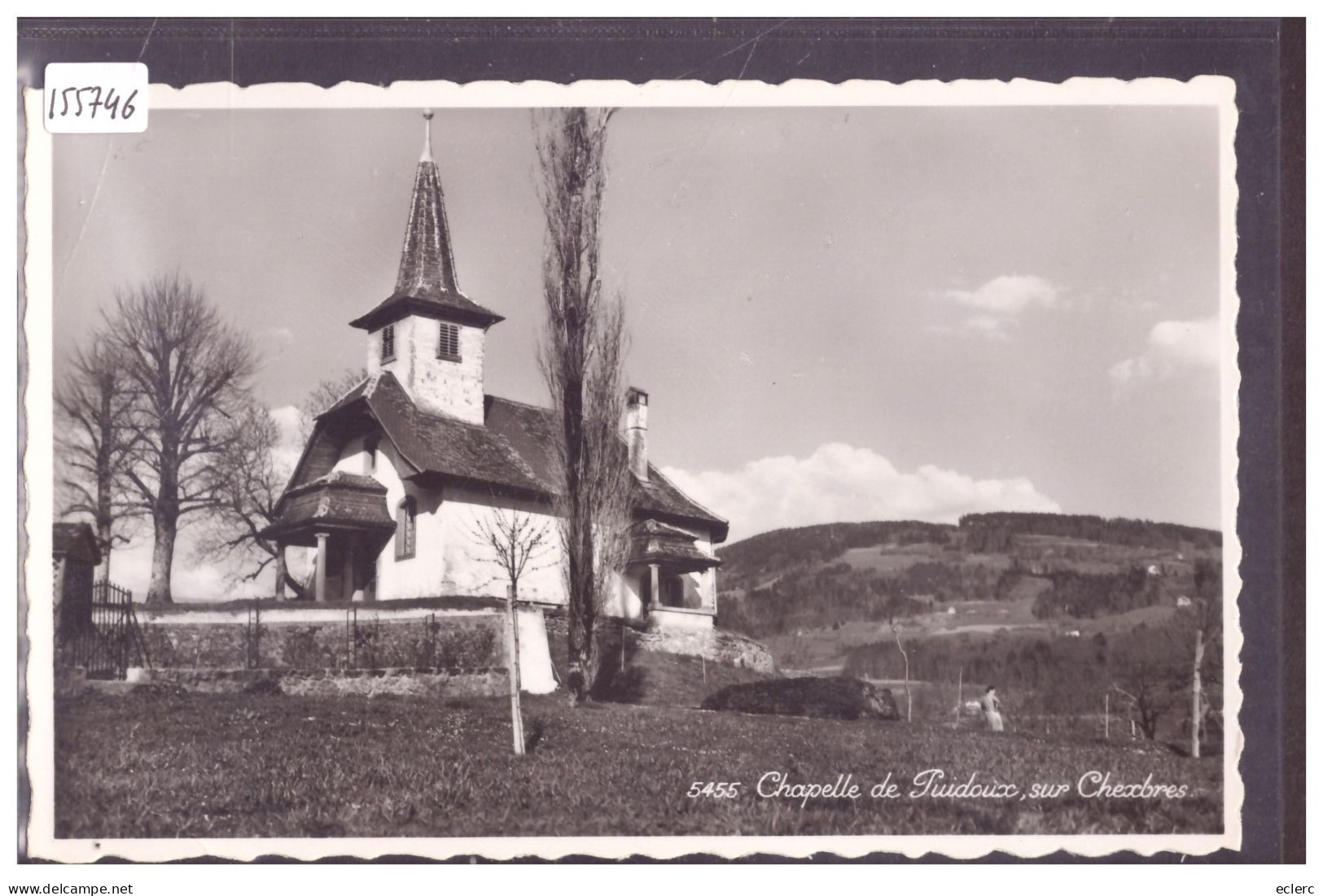 DISTRICT DE LAVAUX - PUIDOUX - LA CHAPELLE - B ( LEGER PLI D'ANGLE ) - Puidoux