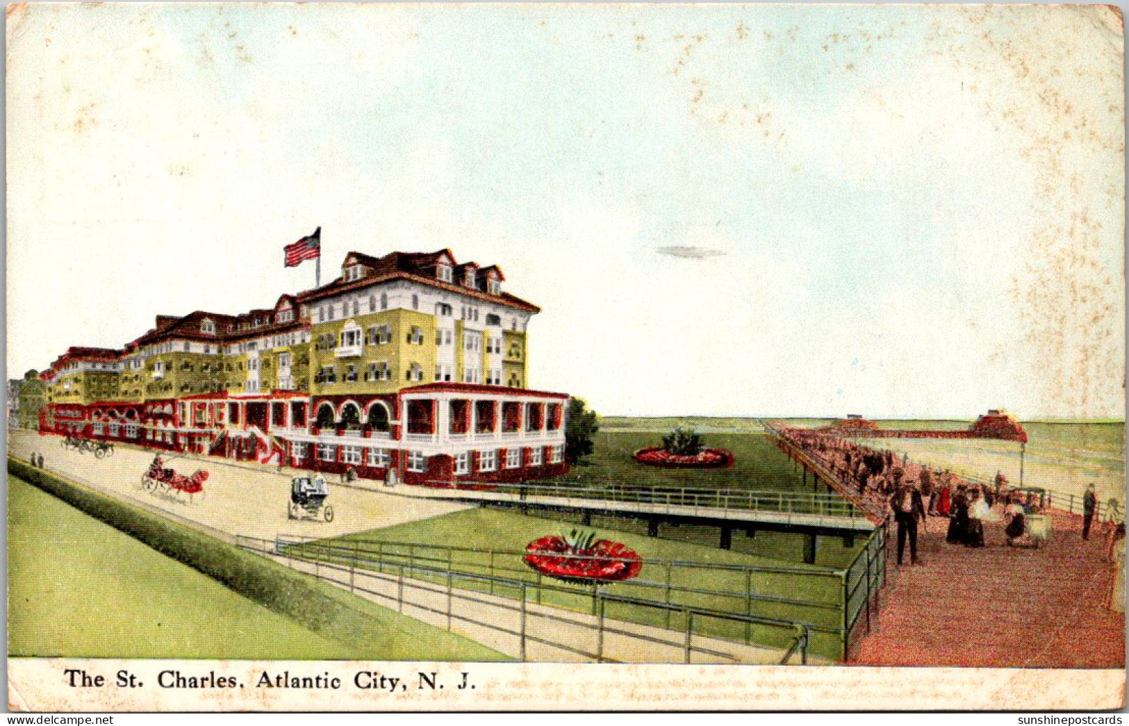 New Jersey Atlantic City The St Charles Hotel 1912 - Atlantic City