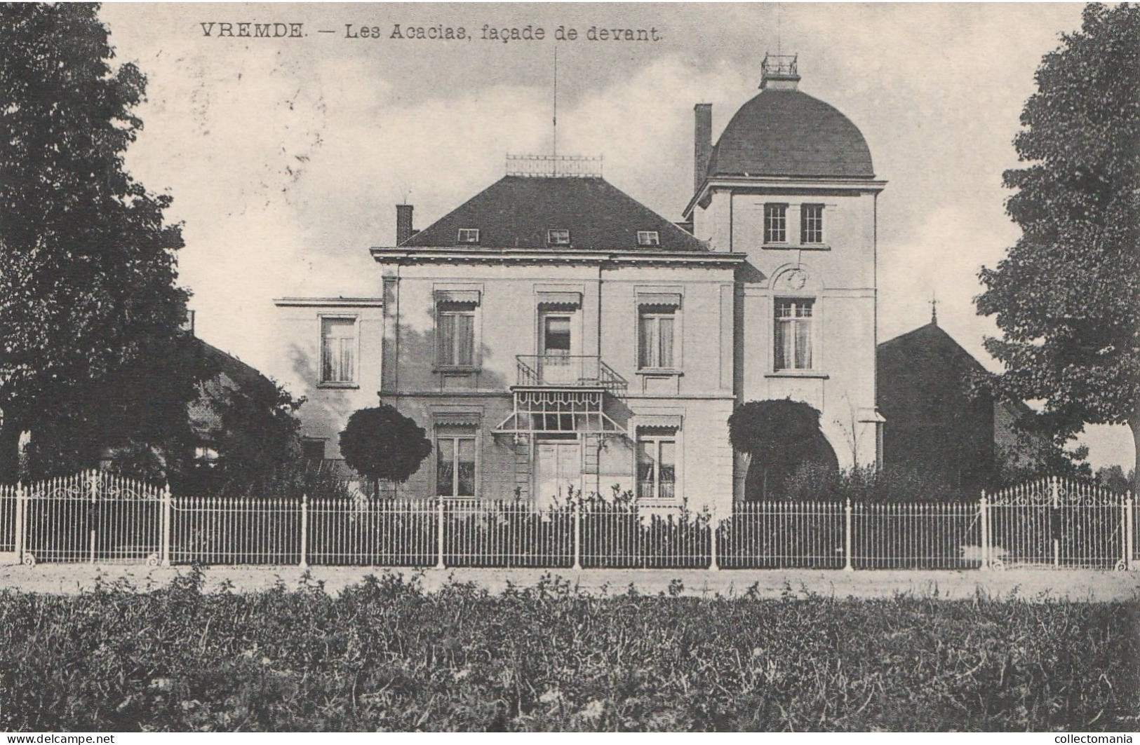 2 Oude Poskaarten Vremde Villa Les Accasias  1912 1920 - Boechout