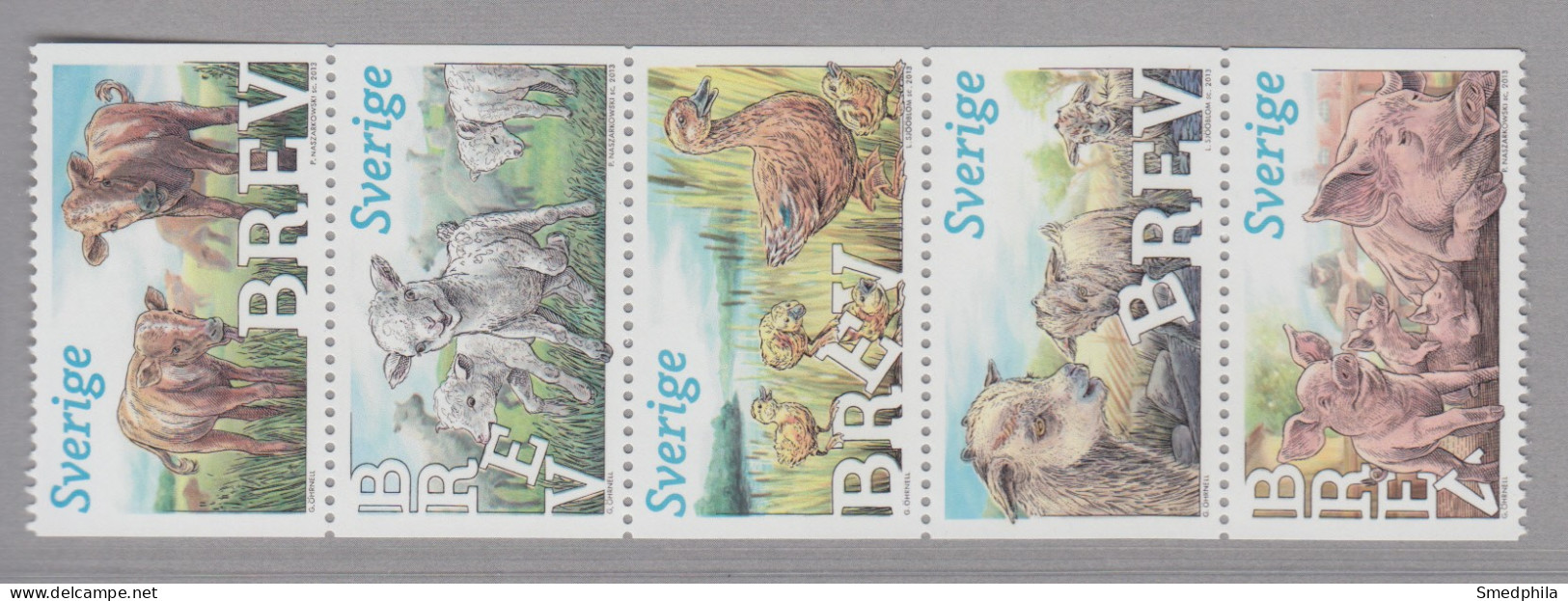 Sweden 2013 - Michel 2949-2953 MNH ** - Unused Stamps
