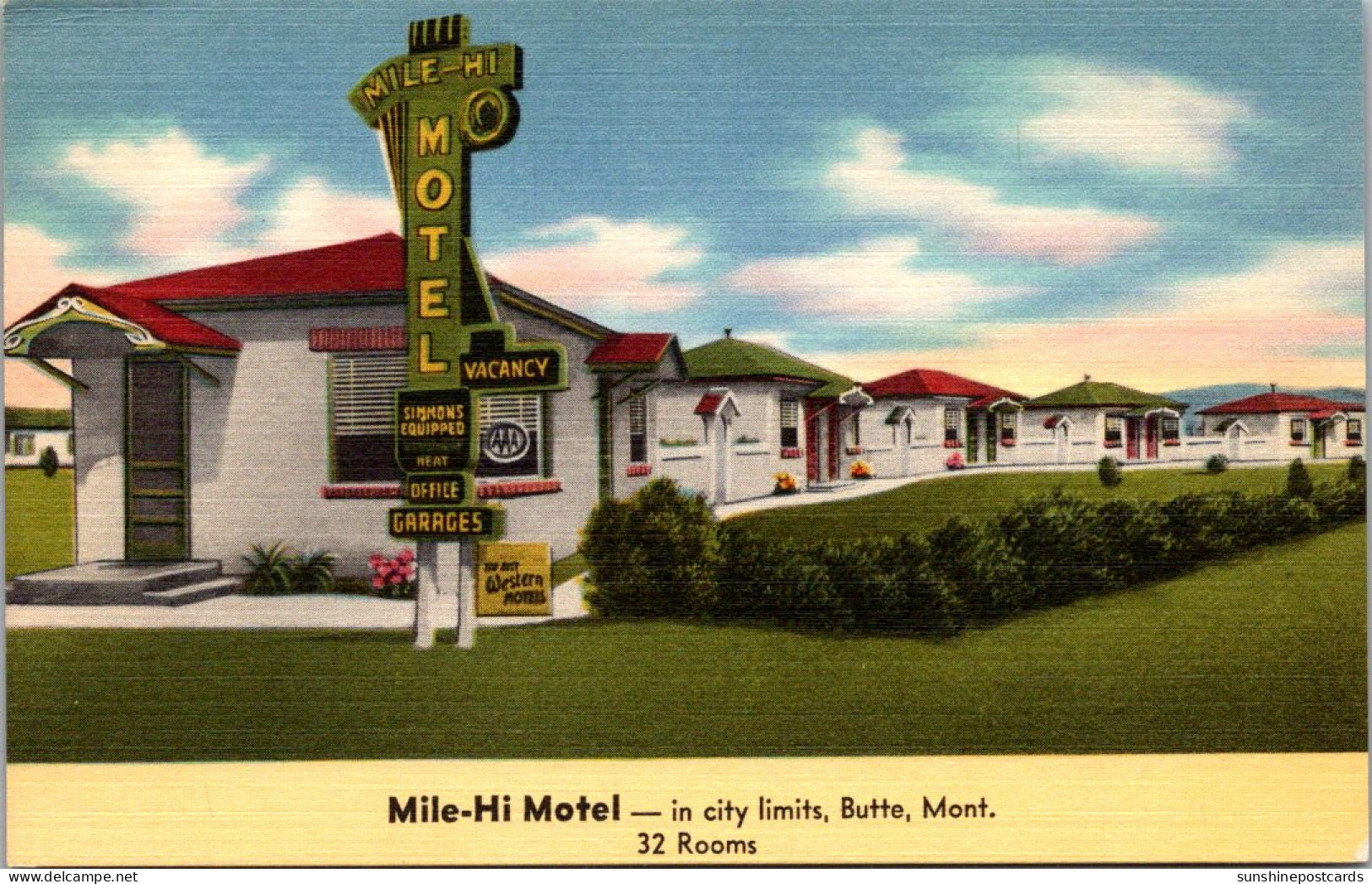 Montana Butte The Mile-Hi Motel - Butte