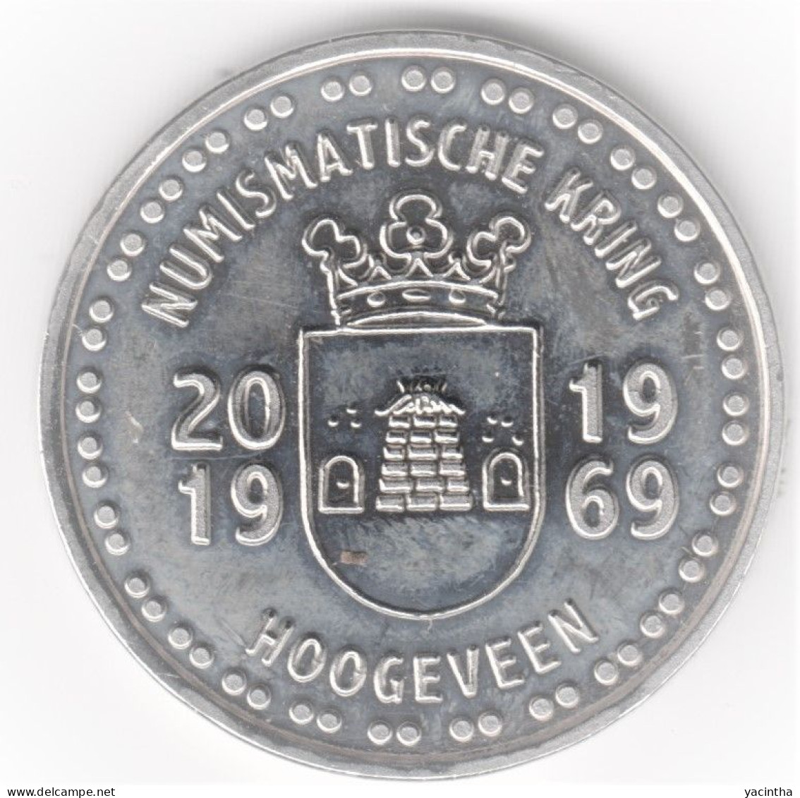 Numismatische Kring Hoogeveen   1969 - 2019   OrveLte        (1025) - Souvenirmunten (elongated Coins)