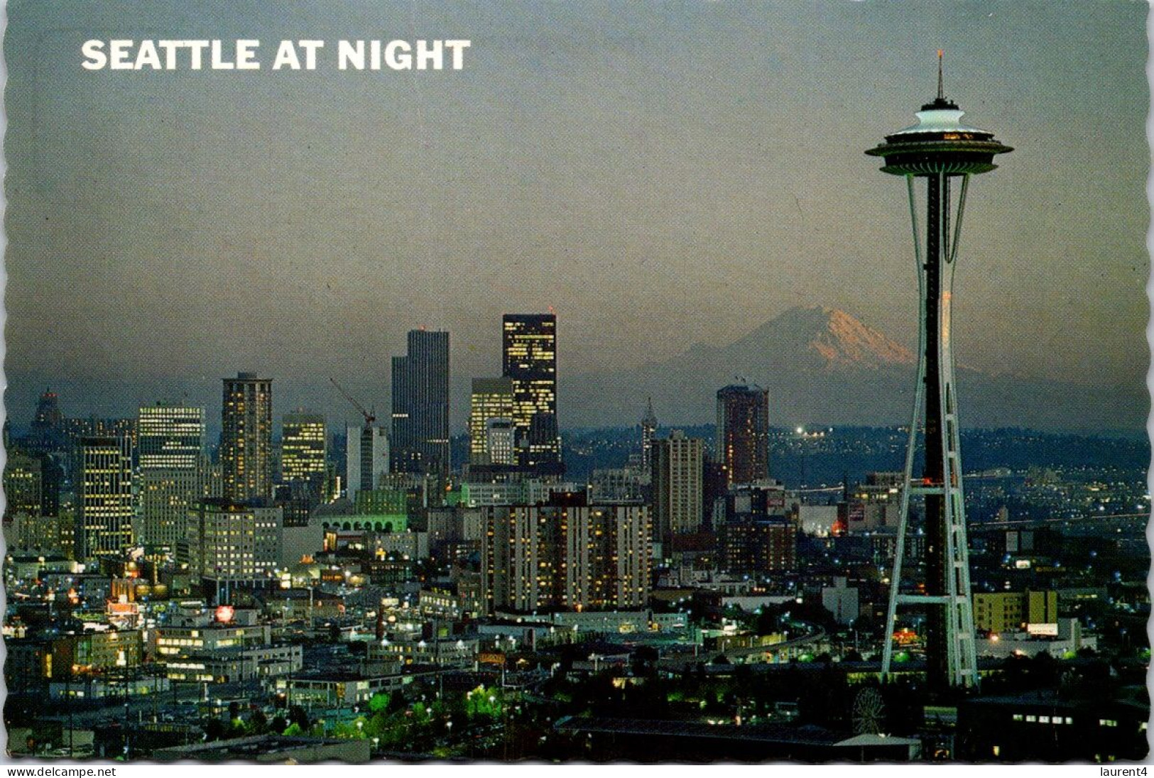 (3 Q 55) USA - Seattle (at  Night) Neddles - Seattle