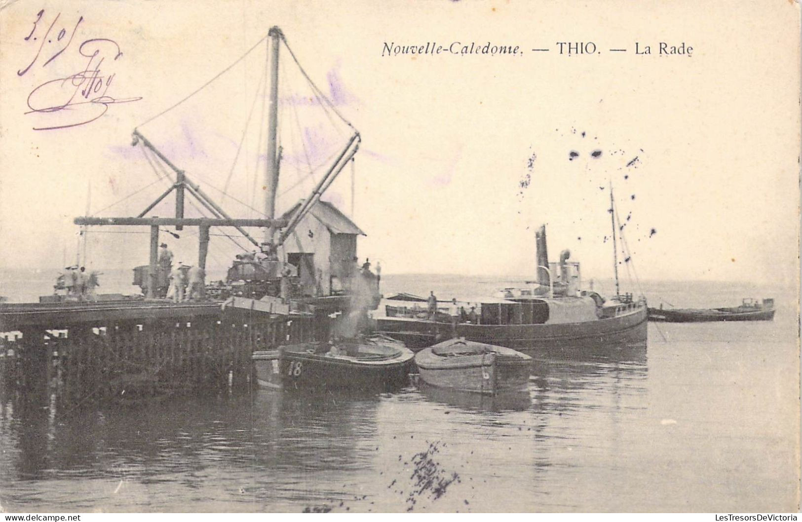 FRANCE - Nouvelle Calédonie - Thio - La Rade - Carte Postale Ancienne - Nouvelle Calédonie
