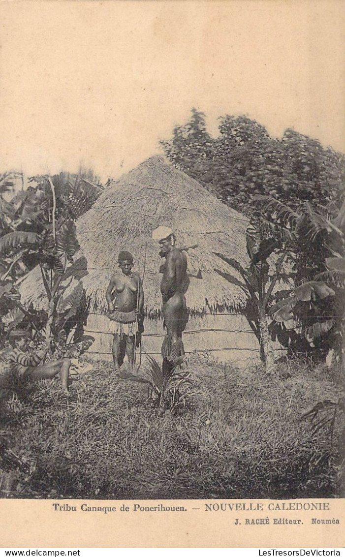 FRANCE - Nouvelle Calédonie - Tribu Canaque De Ponerihouen - Carte Postale Ancienne - Nouvelle Calédonie