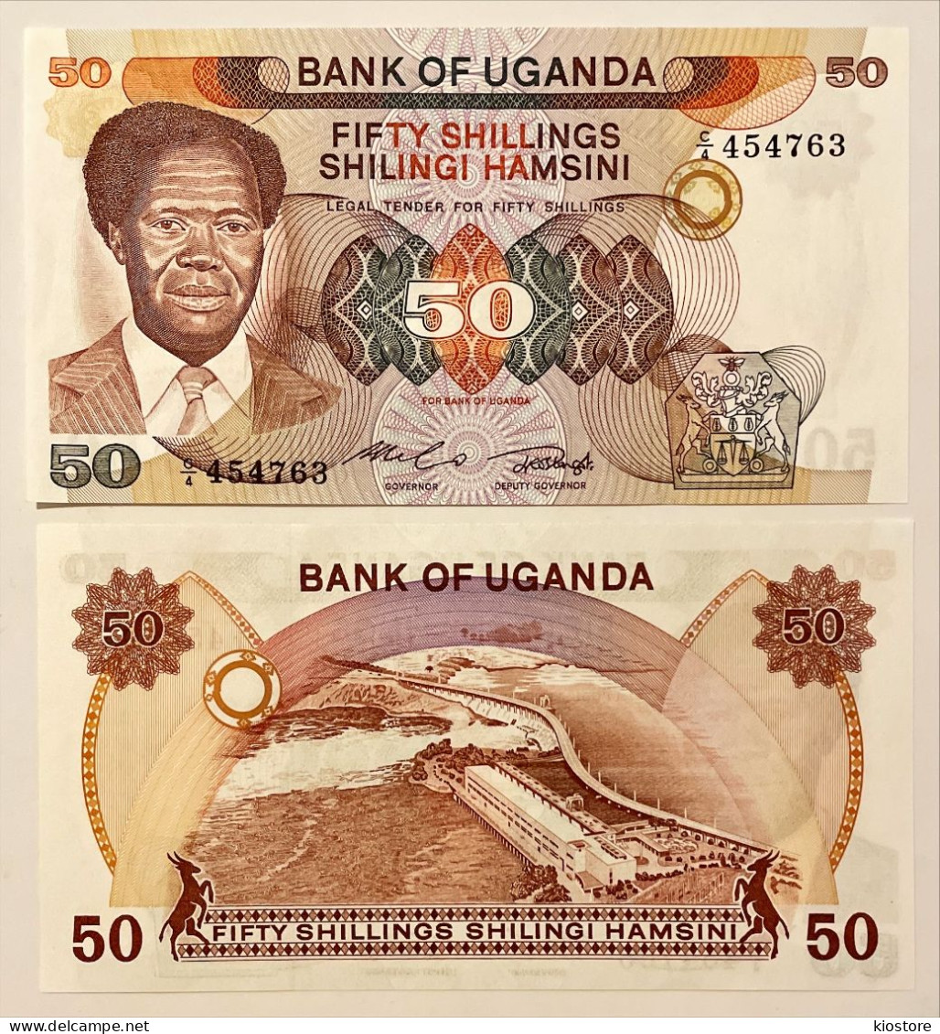 Uganda 50 Shillings 1985 P#20 UNC - Uganda