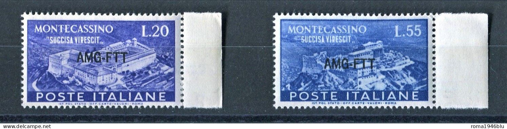 TRIESTE A 1951 ABBAZIA MONTECASSINO ** MNH - Neufs