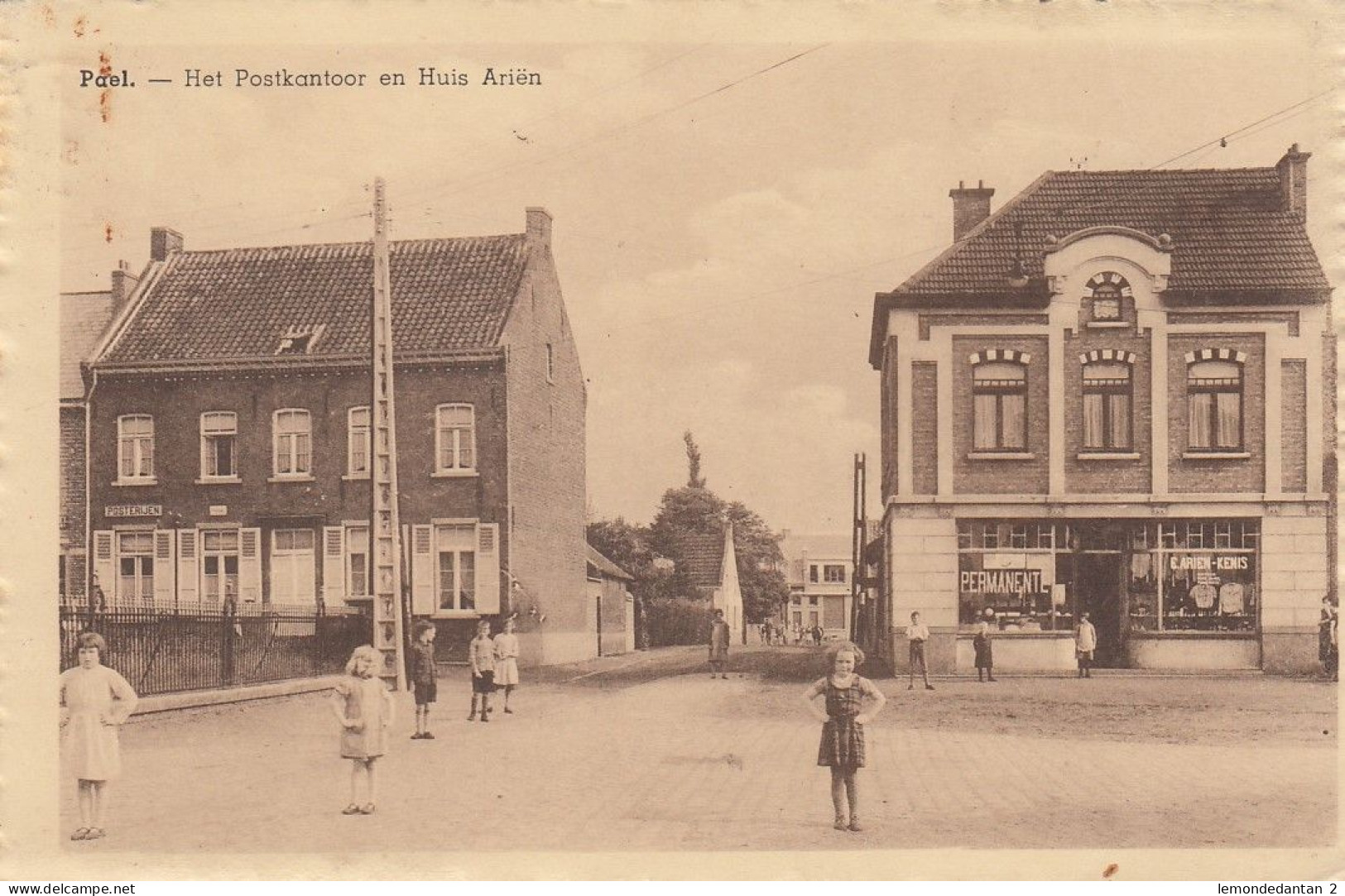 Paal - Pael - Het Postkantoor En Huis Ariën - Beringen