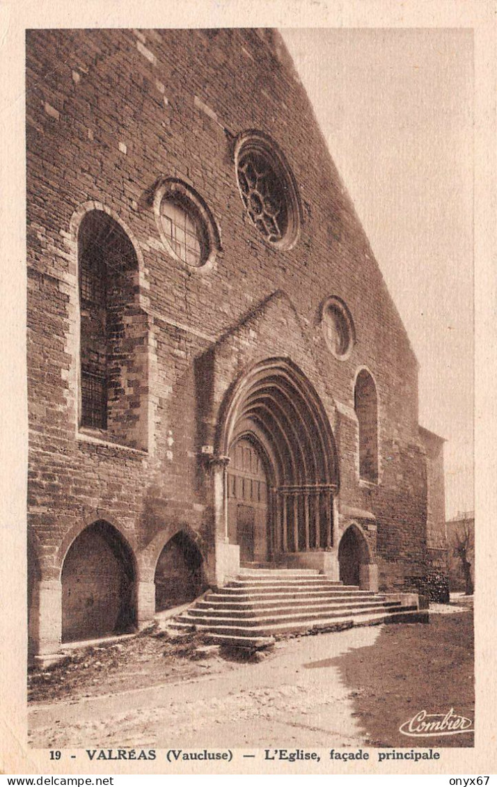 Valréas-Carpentras-84-Vaucluse-Vue Eglise Façade Principale -Edition CIM-Combier Mâcon - Valreas