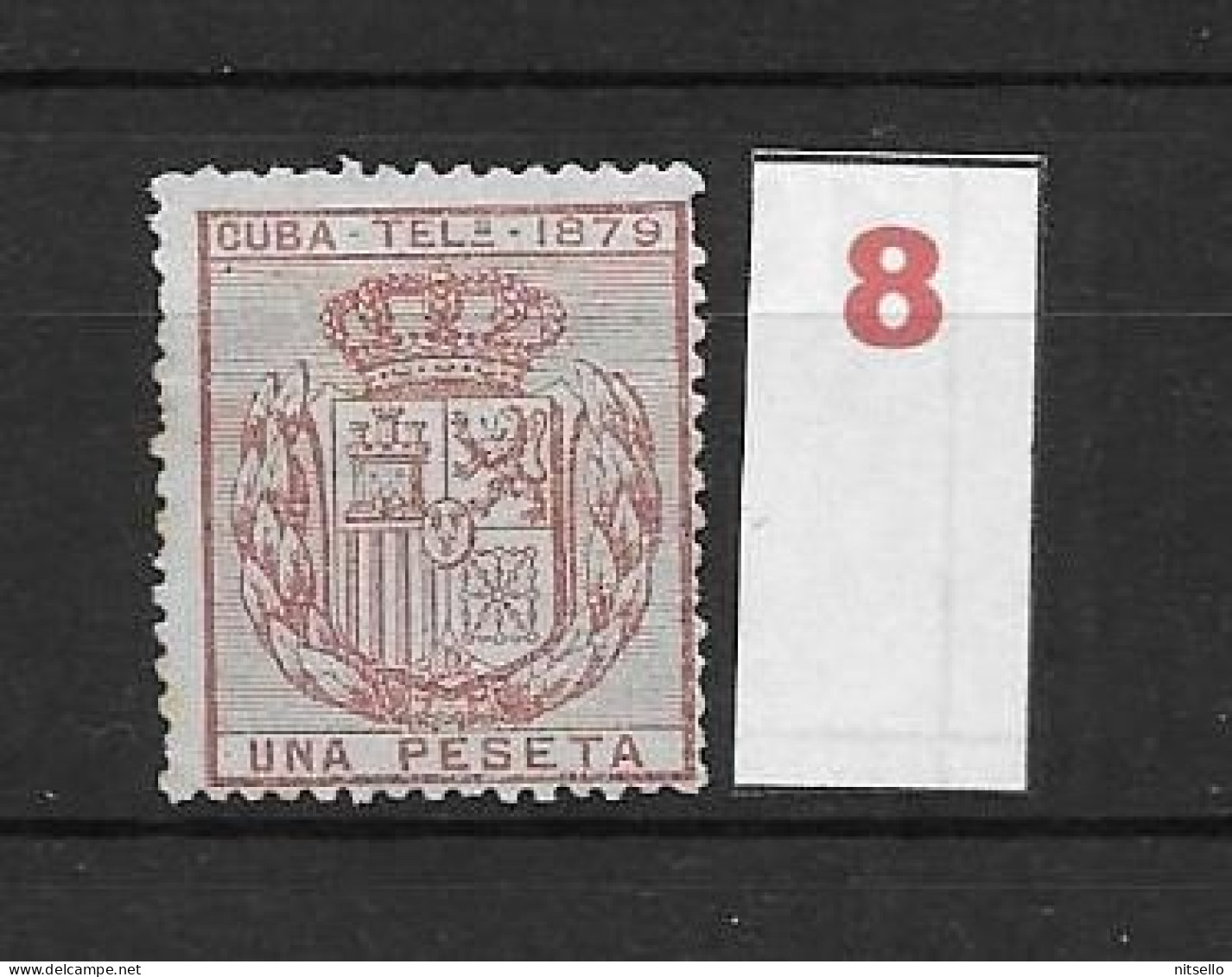 LOTE 2173B  /// (C020) CUBA TELEG.1879  EDIFIL Nº:46 NSG CATALOG/COTE:12€  ¡¡¡  LIQUIDATION - JE LIQUIDE !!! - Kuba (1874-1898)