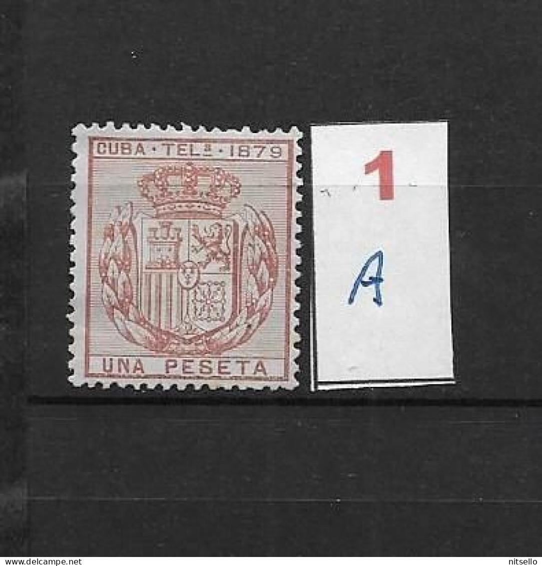 LOTE 2173B  /// (C020) CUBA TELEG.1879  EDIFIL Nº:46 NSG CATALOG/COTE:12€  ¡¡¡  LIQUIDATION - JE LIQUIDE !!! - Cuba (1874-1898)