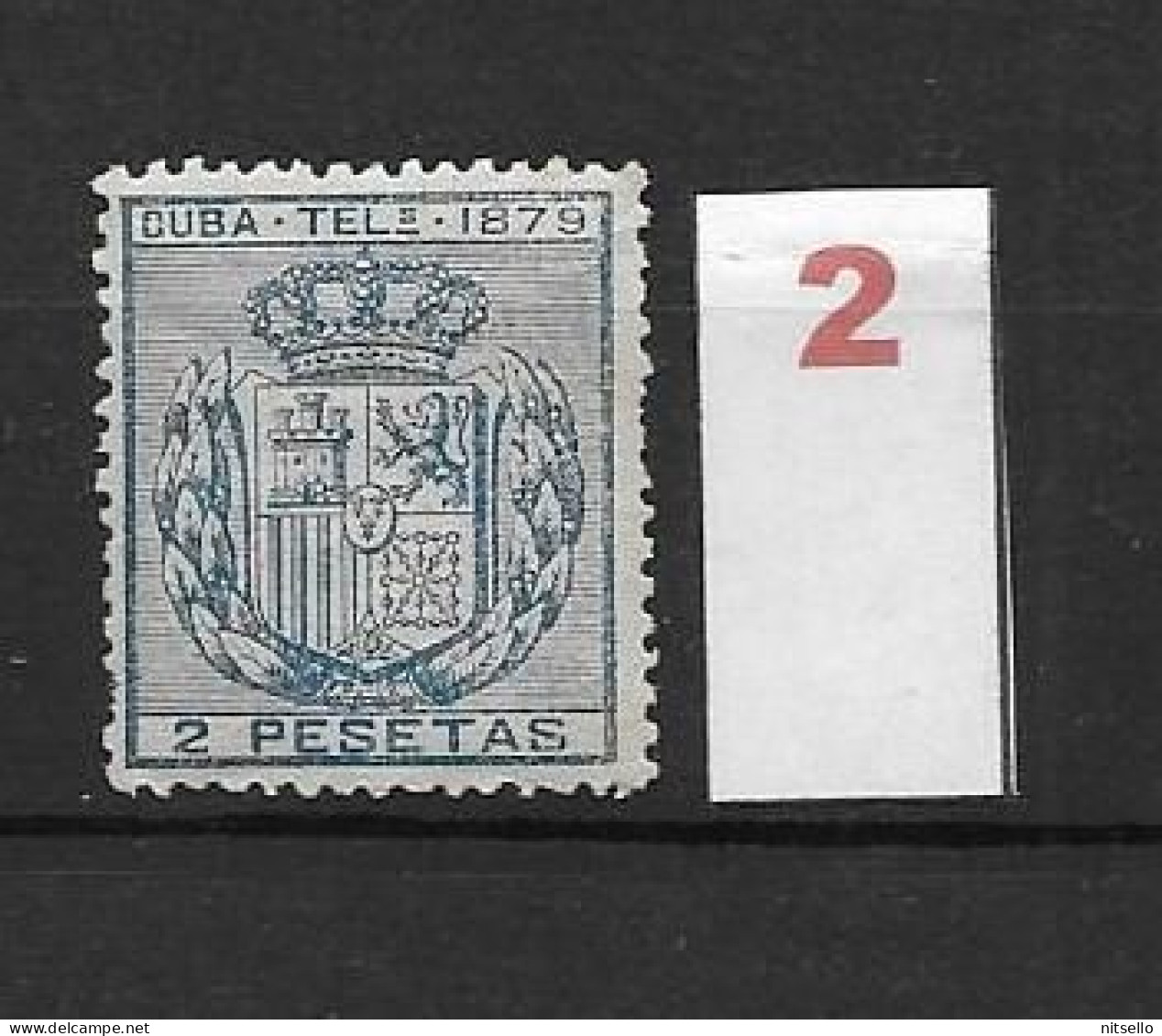 LOTE 2173B  /// (C020) CUBA TELEG.1879  EDIFIL Nº:47 NSG CATALOG/COTE:12€  ¡¡¡  LIQUIDATION - JE LIQUIDE !!! - Cuba (1874-1898)