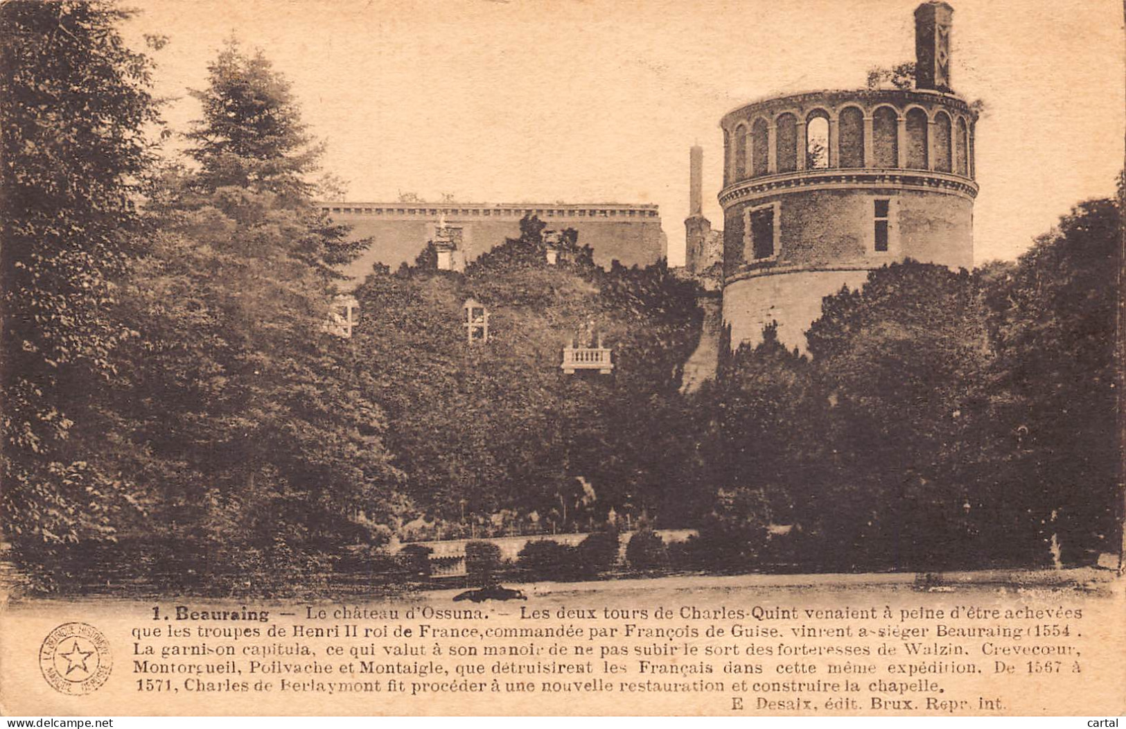 BEAURAING - Le Château D'Ossuna. - Beauraing