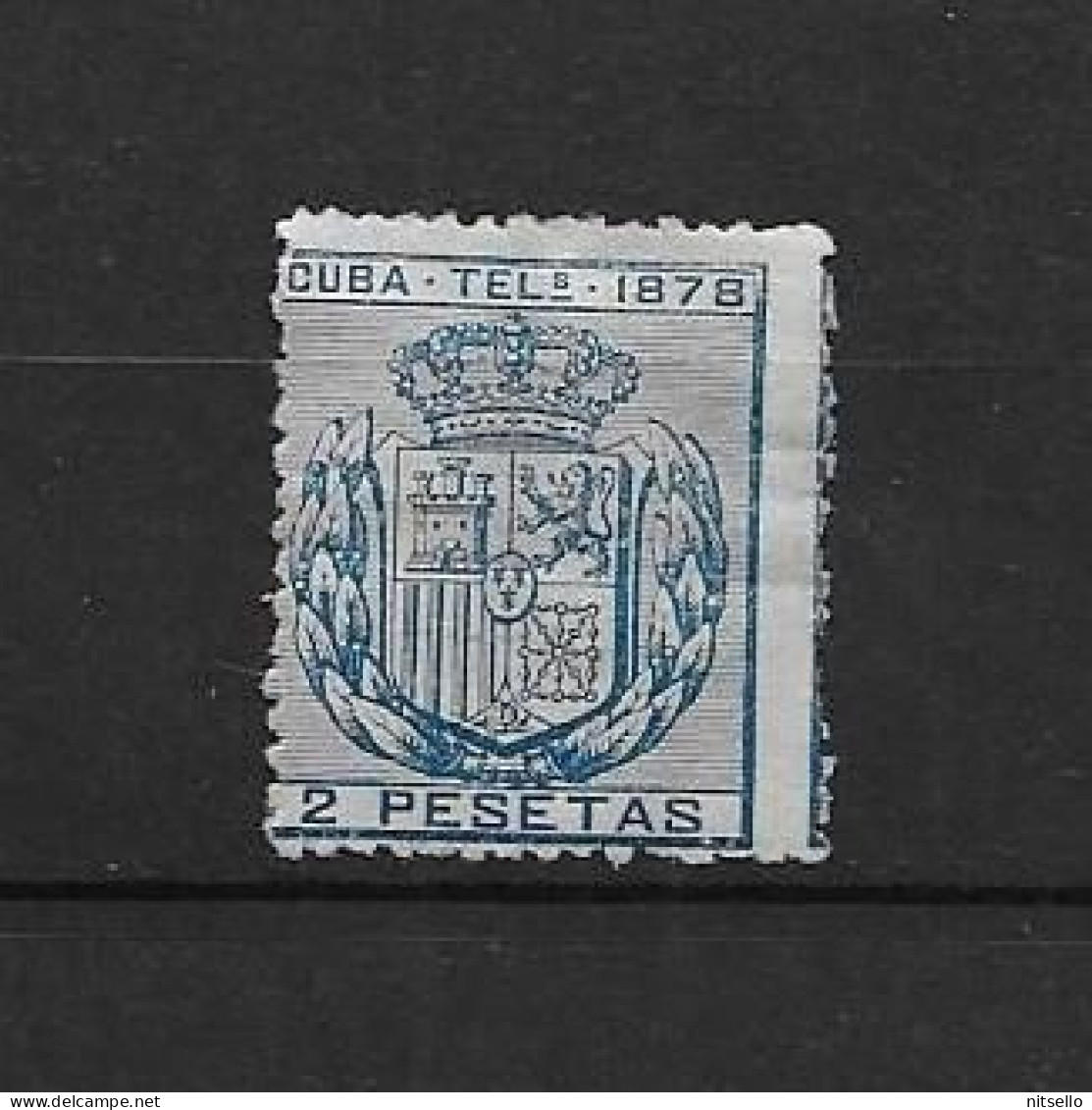 LOTE 2173B  /// (C020) CUBA TELEG.1878  EDIFIL Nº: 44 NSG CATALOG/COTE:9€  ¡¡¡  LIQUIDATION - JE LIQUIDE !!! - Kuba (1874-1898)