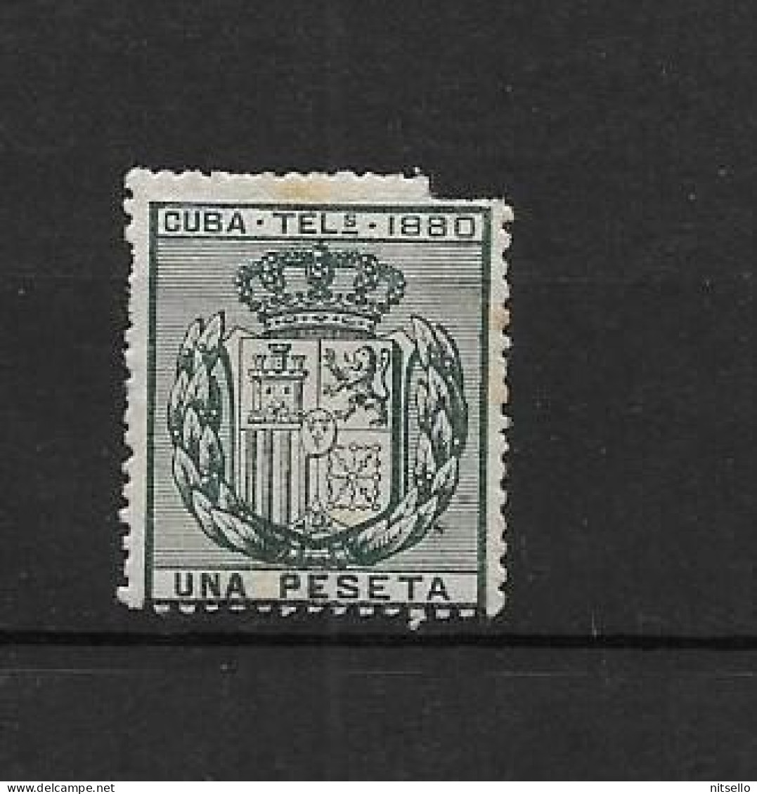 LOTE 2173B  /// (C020) CUBA TELEG.1880  EDIFIL Nº: 51 NSG CATALOG/COTE:8€  ¡¡¡  LIQUIDATION - JE LIQUIDE !!! - Kuba (1874-1898)