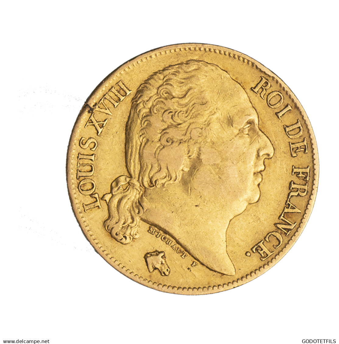 Louis XVIII-20 Francs 1822 Paris - 20 Francs (oro)