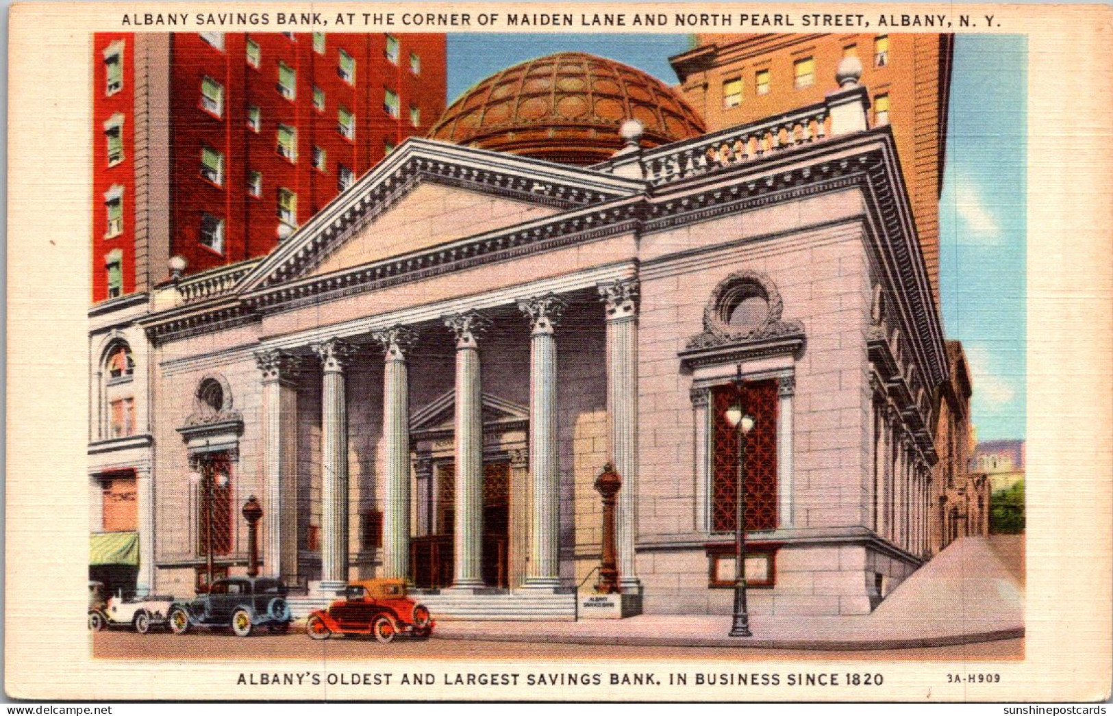 New York Albany The Albany Savings Bank Curteich - Albany