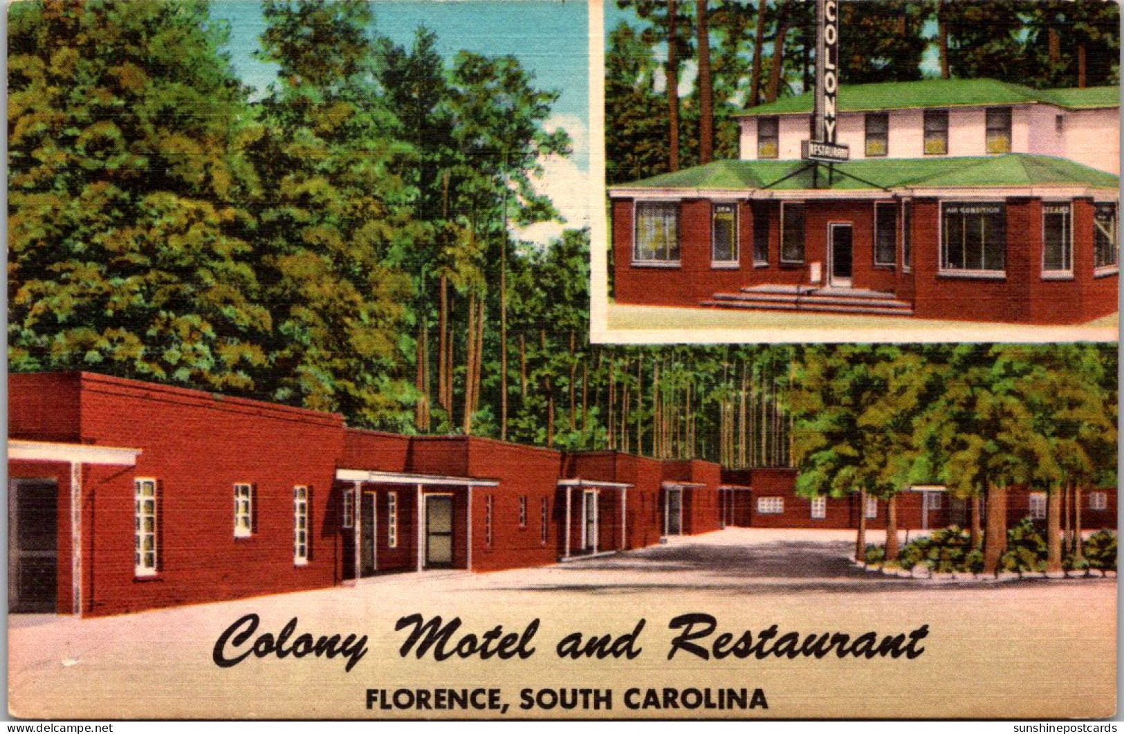 South Carolina Florence Colony Motel And Restaurant - Florence