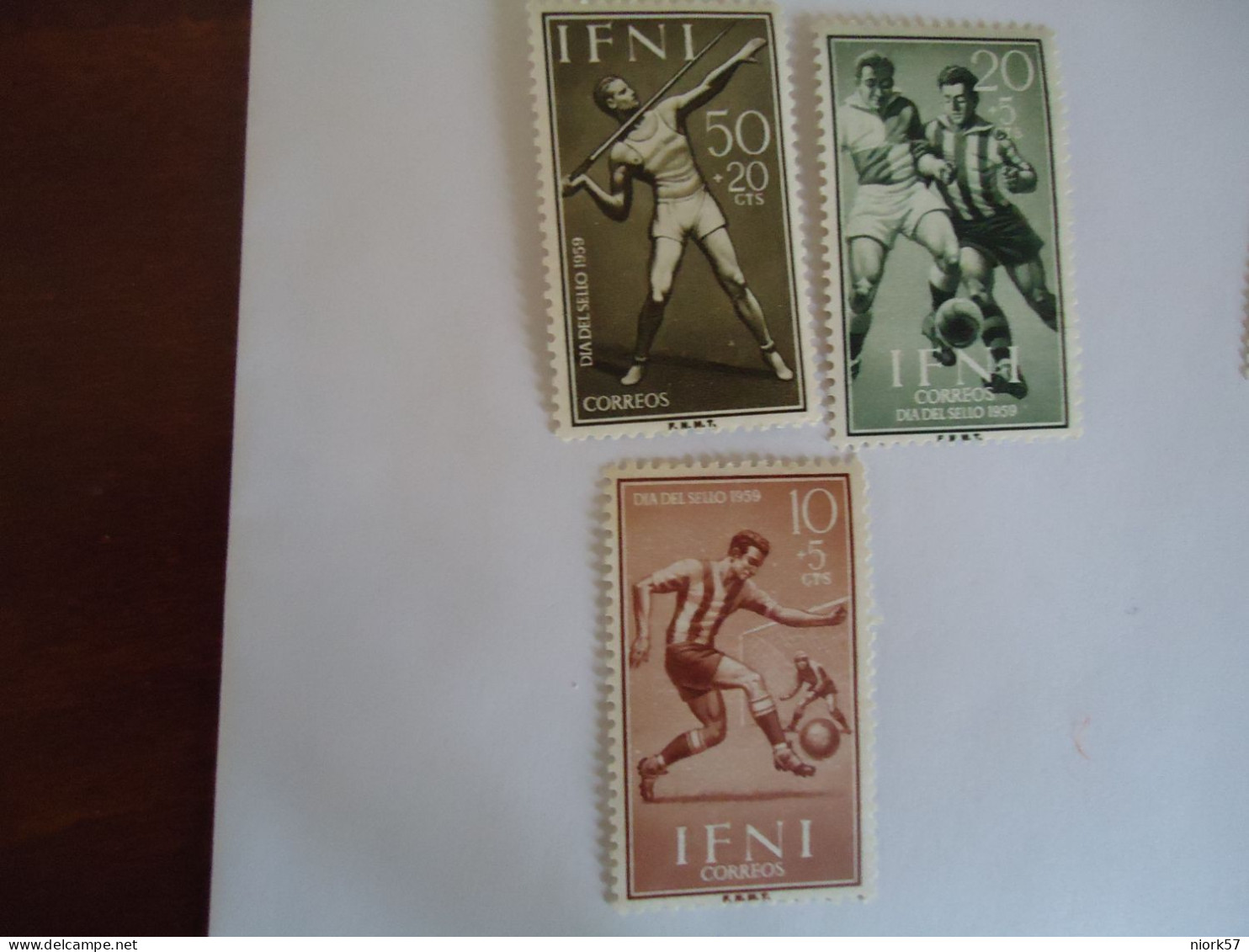 IFNI SPAIN MNH STAMPS   3 SPORTS FOOTBALL - Ifni