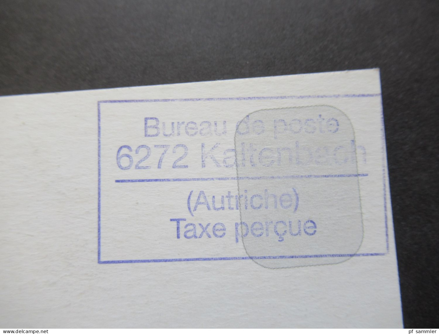 Österreich Ab 2000 PK Marienkapelle Kaltenbach / Violetter Ra4 Bureau De Poste 6272 Kaltenbach (Autriche) Taxe Percue - Briefe U. Dokumente