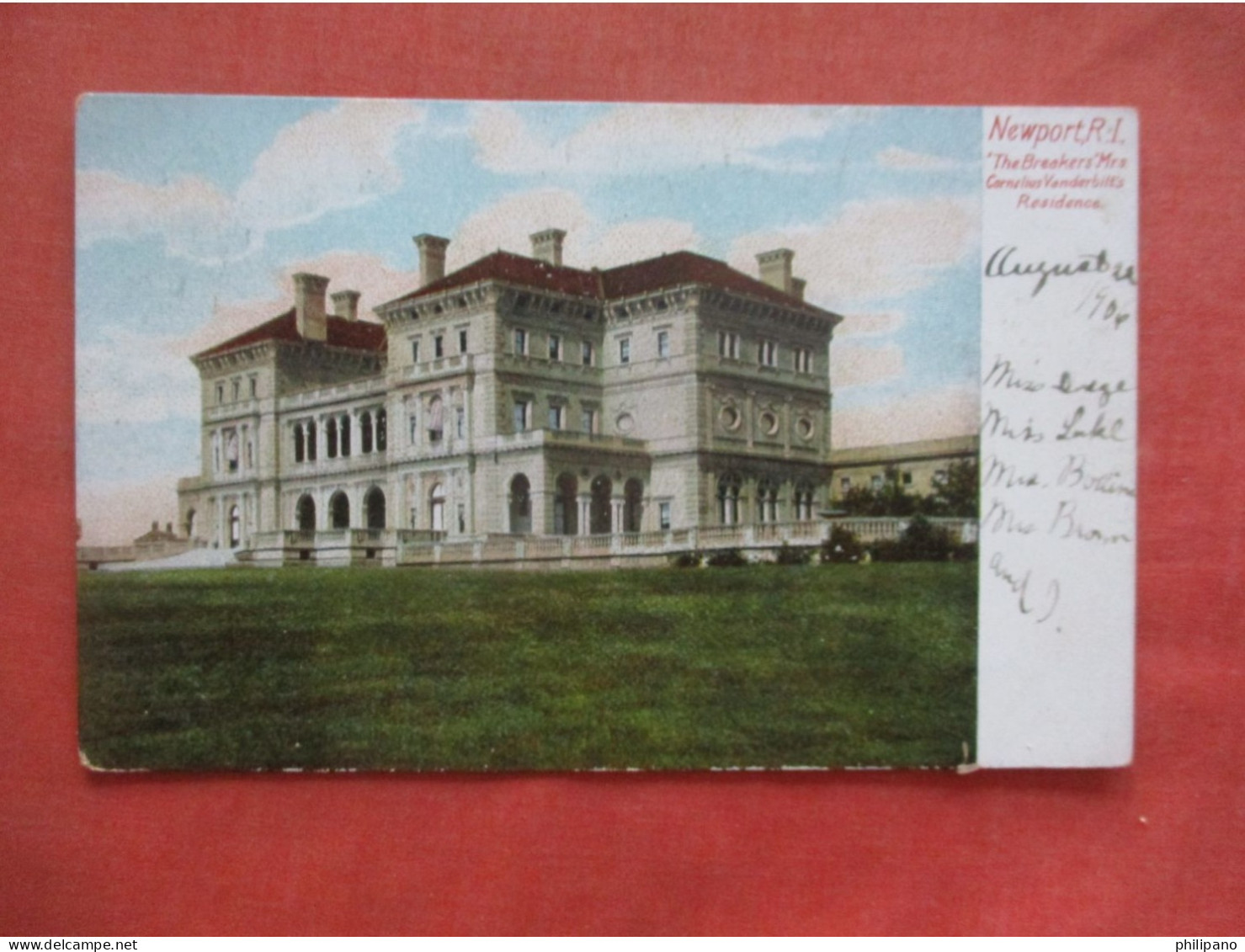 Vanderbilts.  Residence. The Breakers Newport  Rhode Island    ref 6049 - Newport