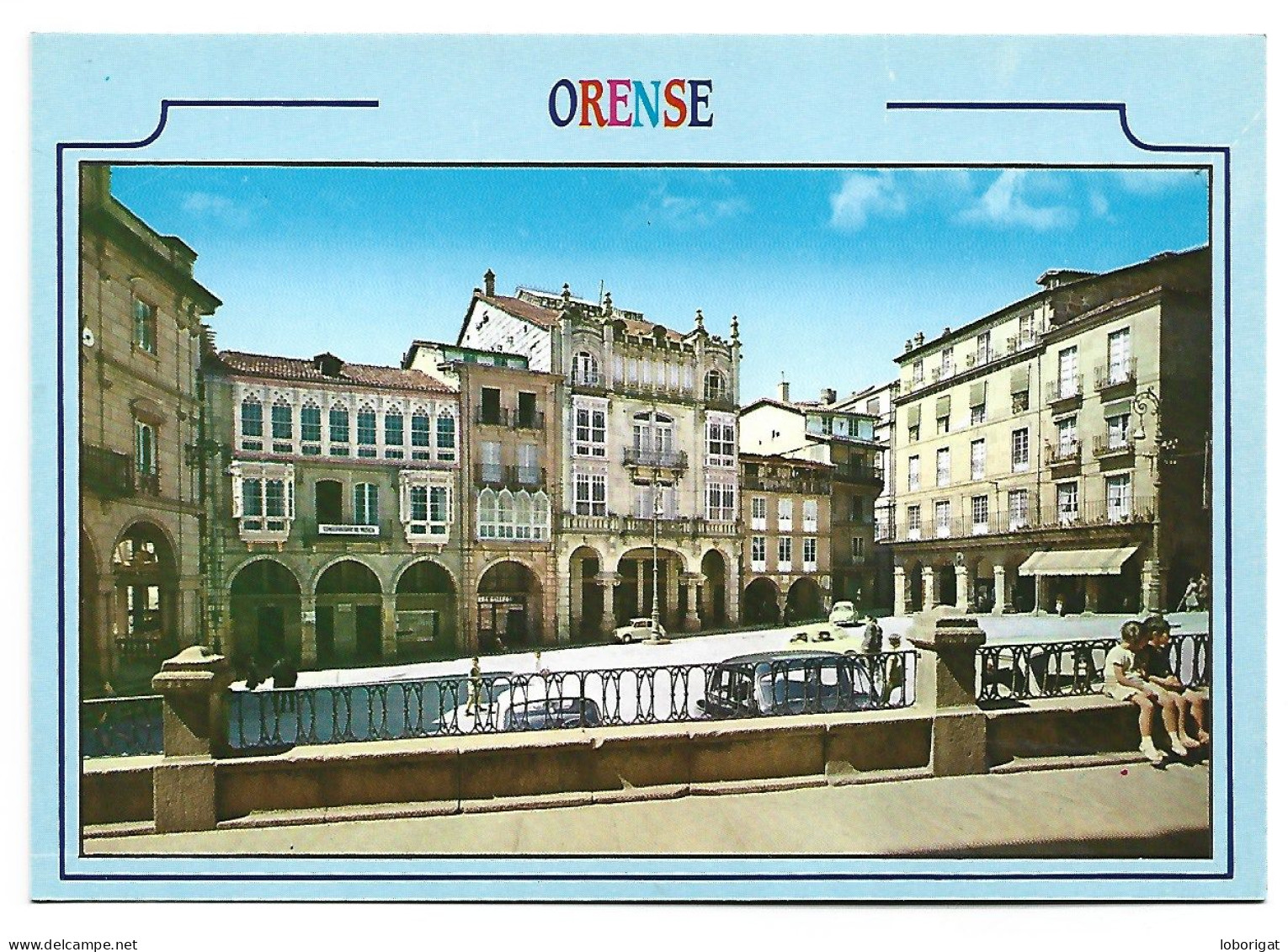 PLAZA MAYOR / THE MAYOR SQUARE.-  ORENSE - GALICIA.- ( ESPAÑA ) - Orense