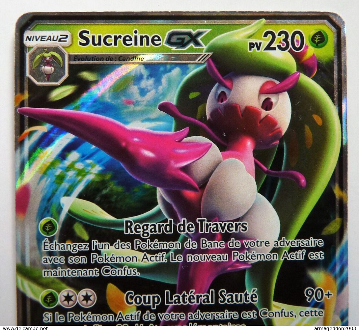 CARTE POKEMON Sucreine-GX Promo SM 56 HOLO FRANCE 2017 - Promos