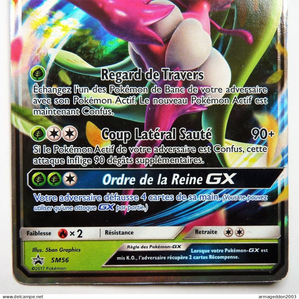 CARTE POKEMON Sucreine-GX Promo SM 56 HOLO FRANCE 2017 - Promos