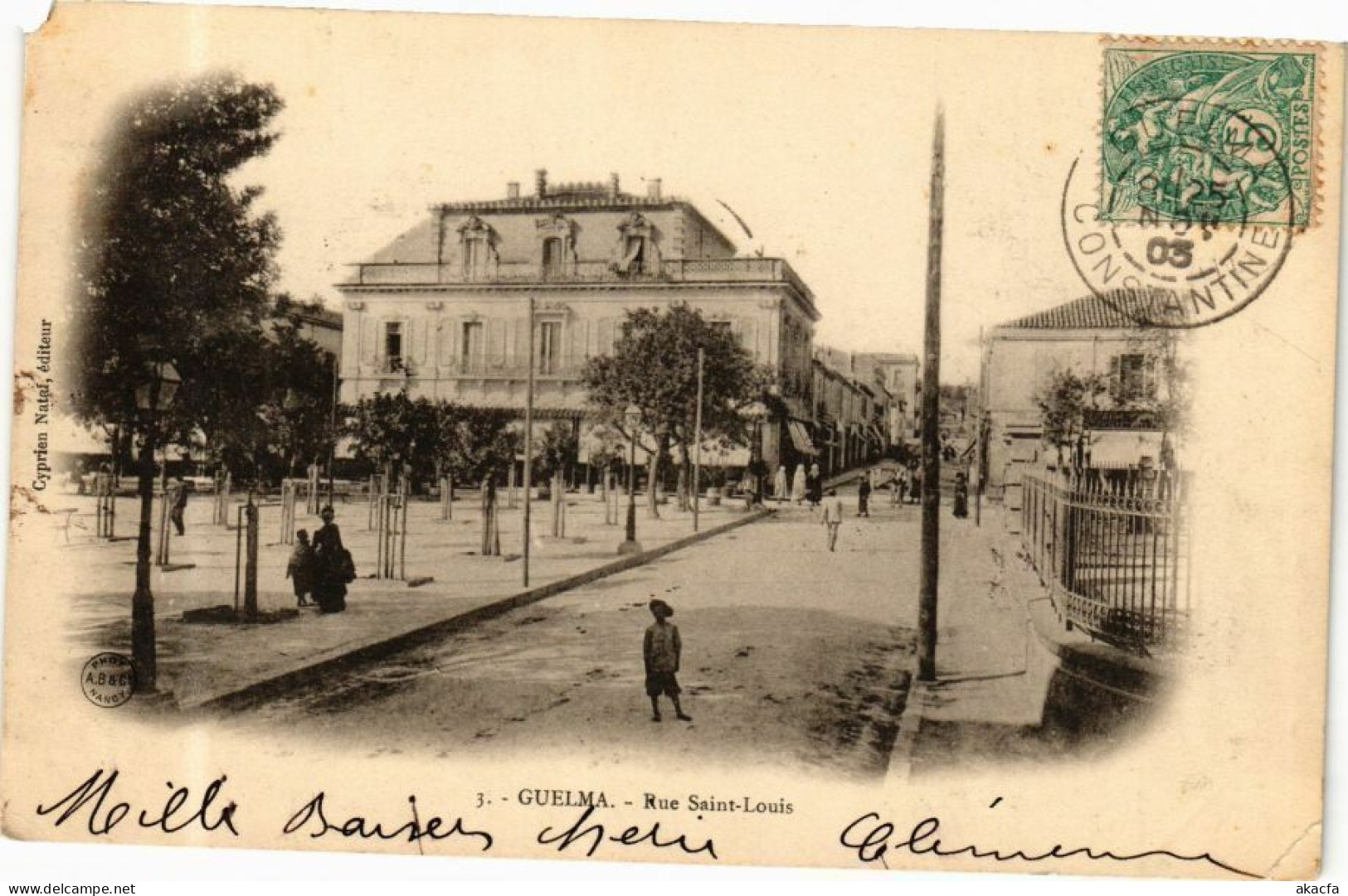 CPA AK Algérie-Guelma-Rue Saint Louis (236320) - Guelma