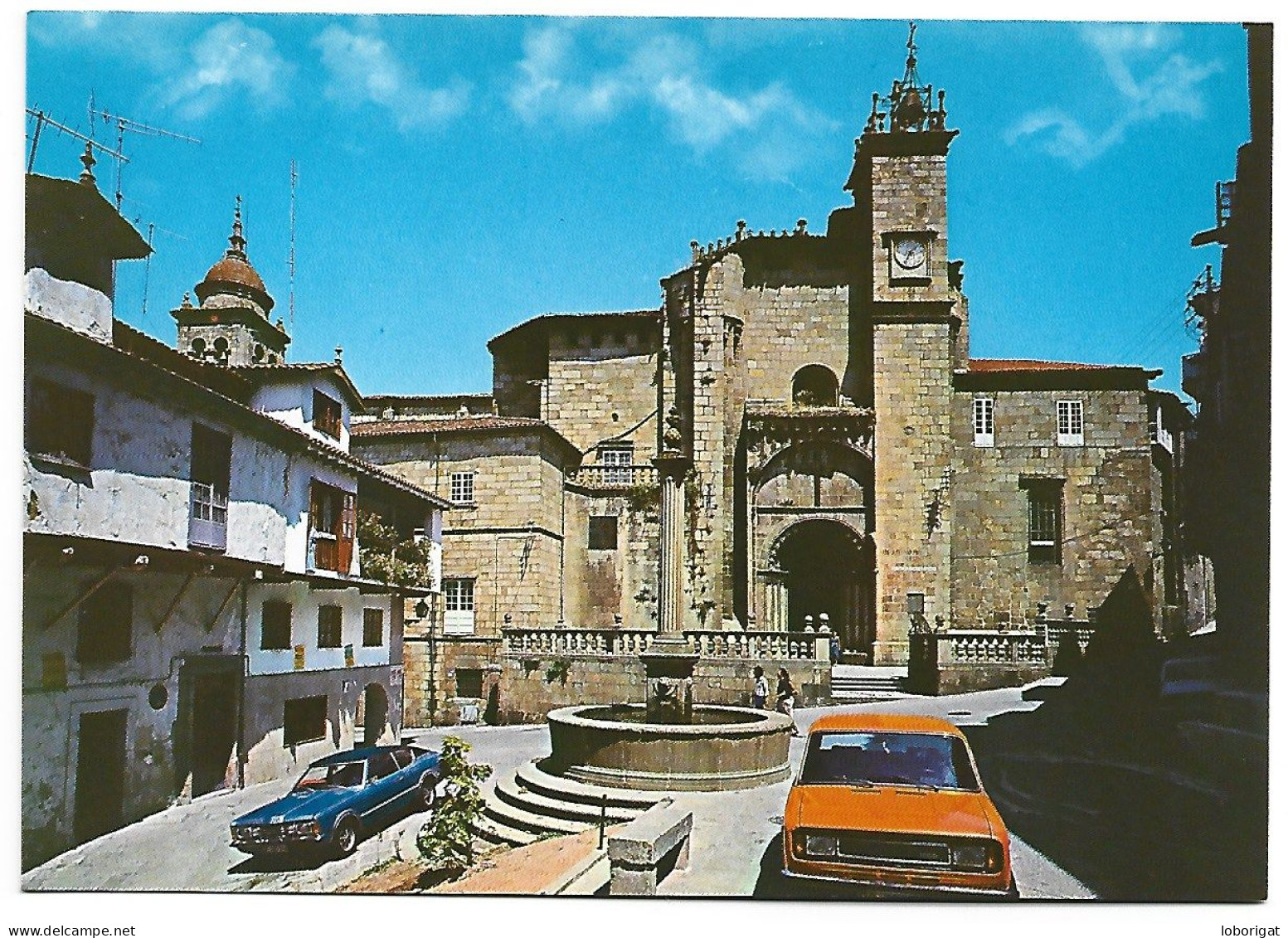 CATEDRAL Y PLAZA DEL TRIGO / CATHEDRAL AND TRIGO SQUARE.-  ORENSE - GALICIA.- ( ESPAÑA ) - Orense