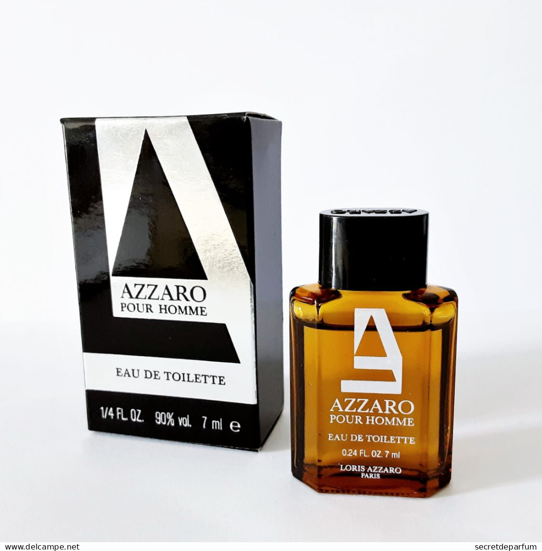 Miniatures De Parfum  AZZARO POUR HOMME  EDT 7 Ml + Boite - Miniaturen Flesjes Heer (met Doos)