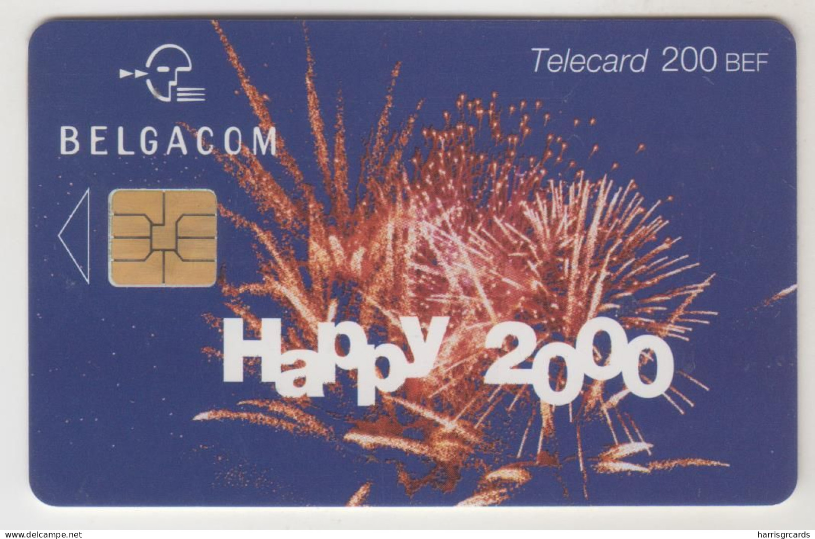BELGIUM - Happy 2000 , 200 BEF, Tirage 200.000, Used - Avec Puce