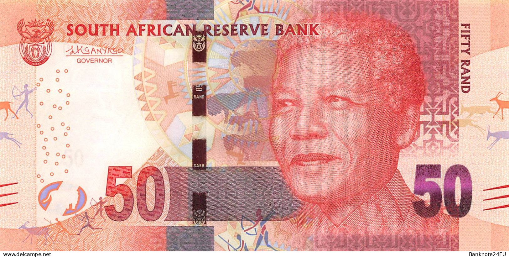 South Africa 50 Rand 2015 Unc Nelson Mandela - Afrique Du Sud
