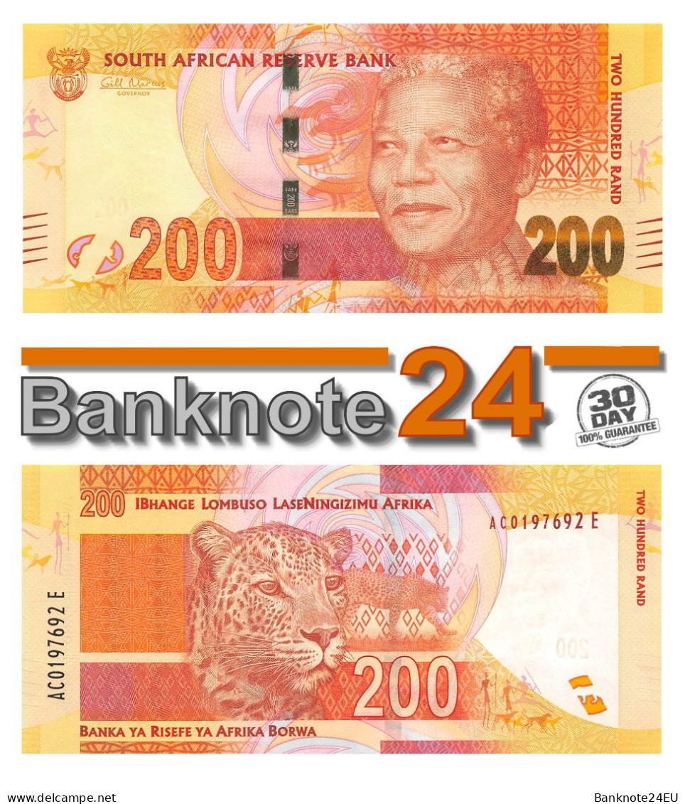 South Africa Set 2012 Nelson Mandela 10-200 Rand, without Omron Rings