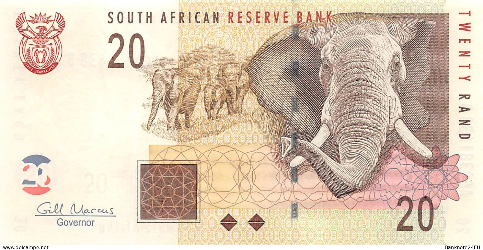 South Africa 20 Rand 2009 Unc - Afrique Du Sud