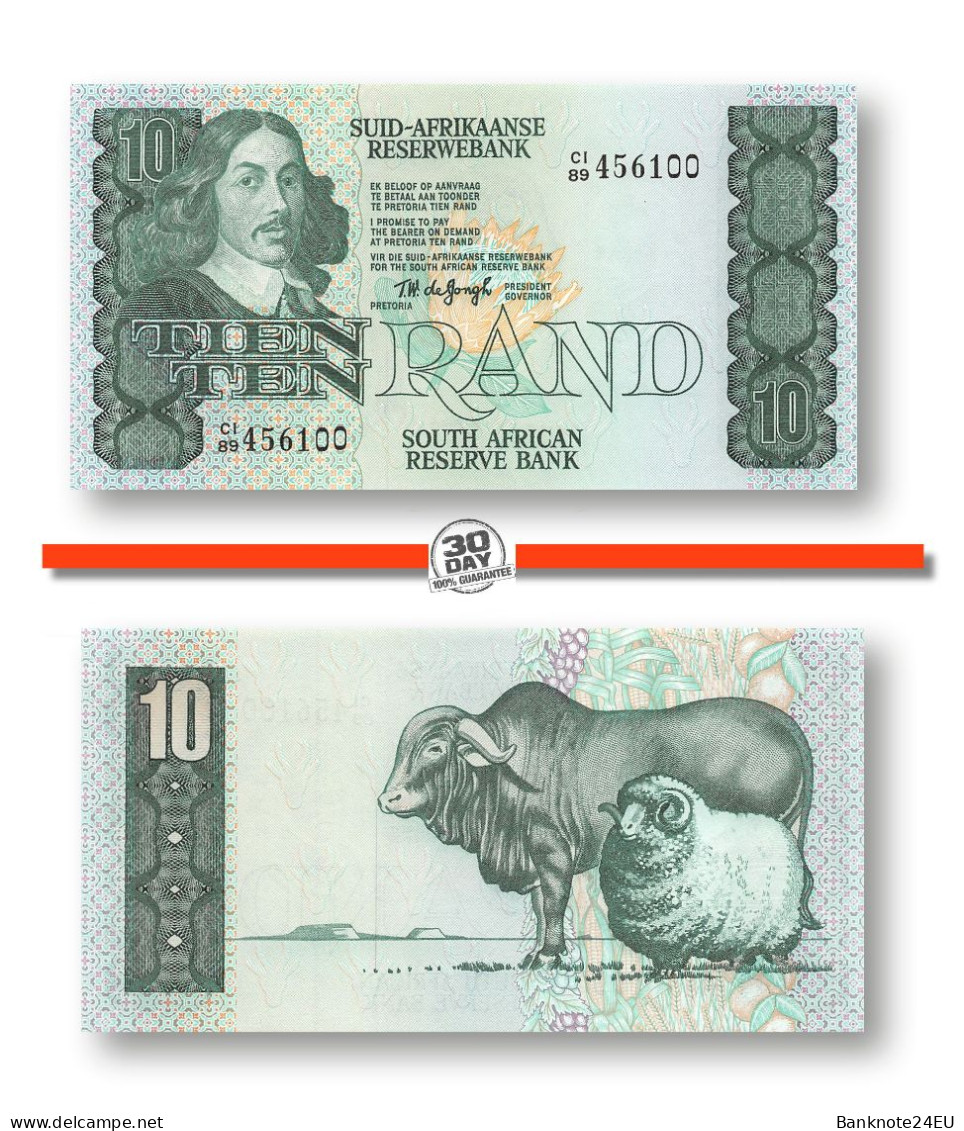 South Africa 10 Rand 1978-1981 Unc - Afrique Du Sud