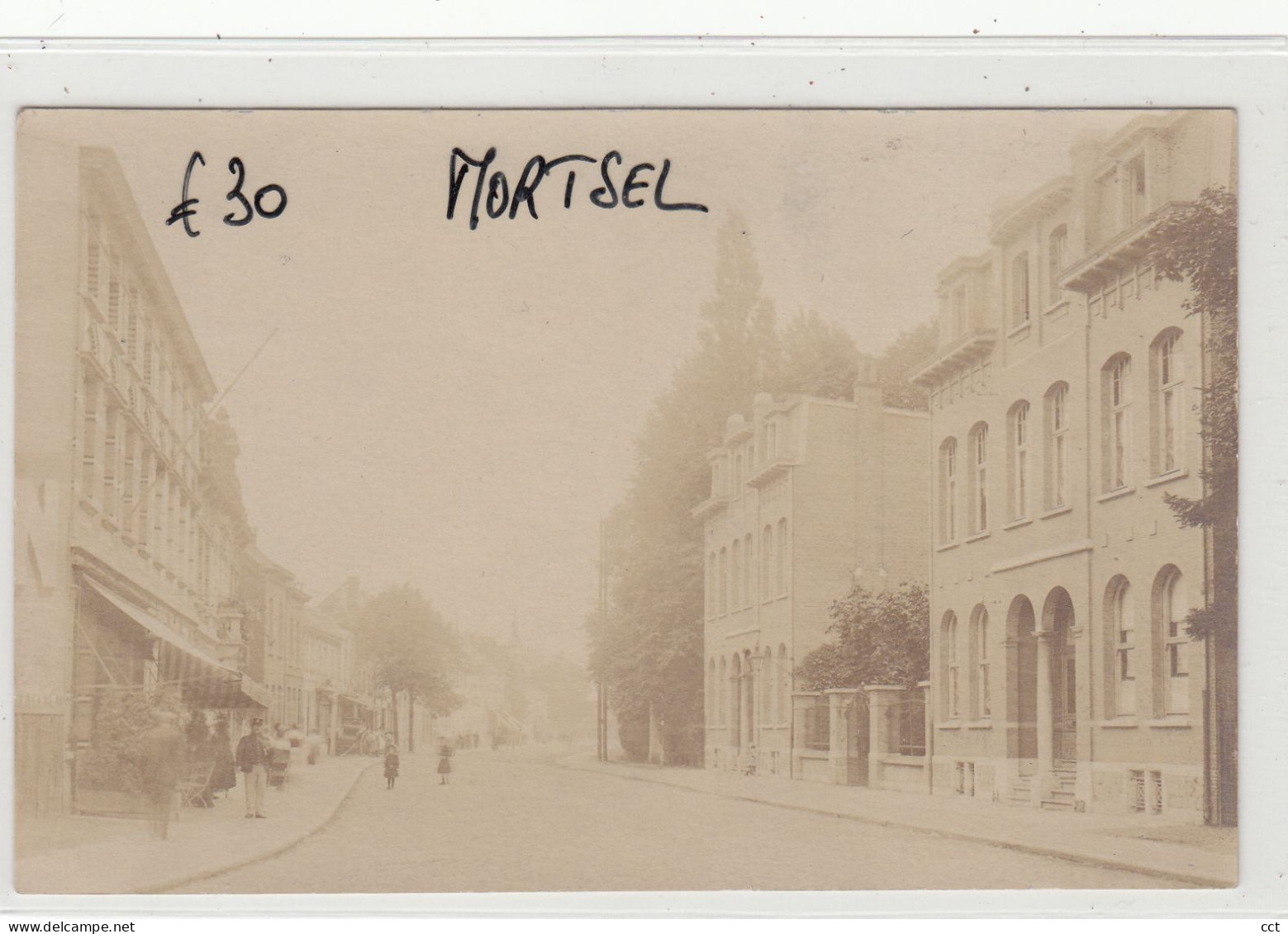 Mortsel  FOTOKAART Van Een Centrumstraat - Mortsel