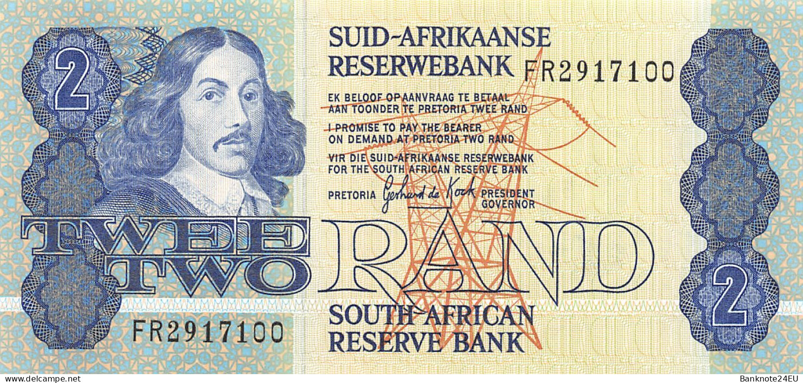 South Africa 2 Rand 1983-1990 Unc - Afrique Du Sud