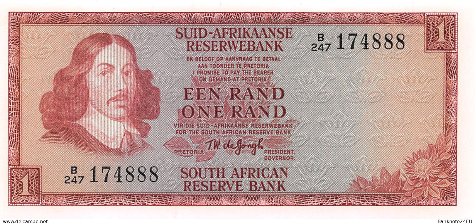 South Africa 1 Rand 1973 Unc - Sudafrica