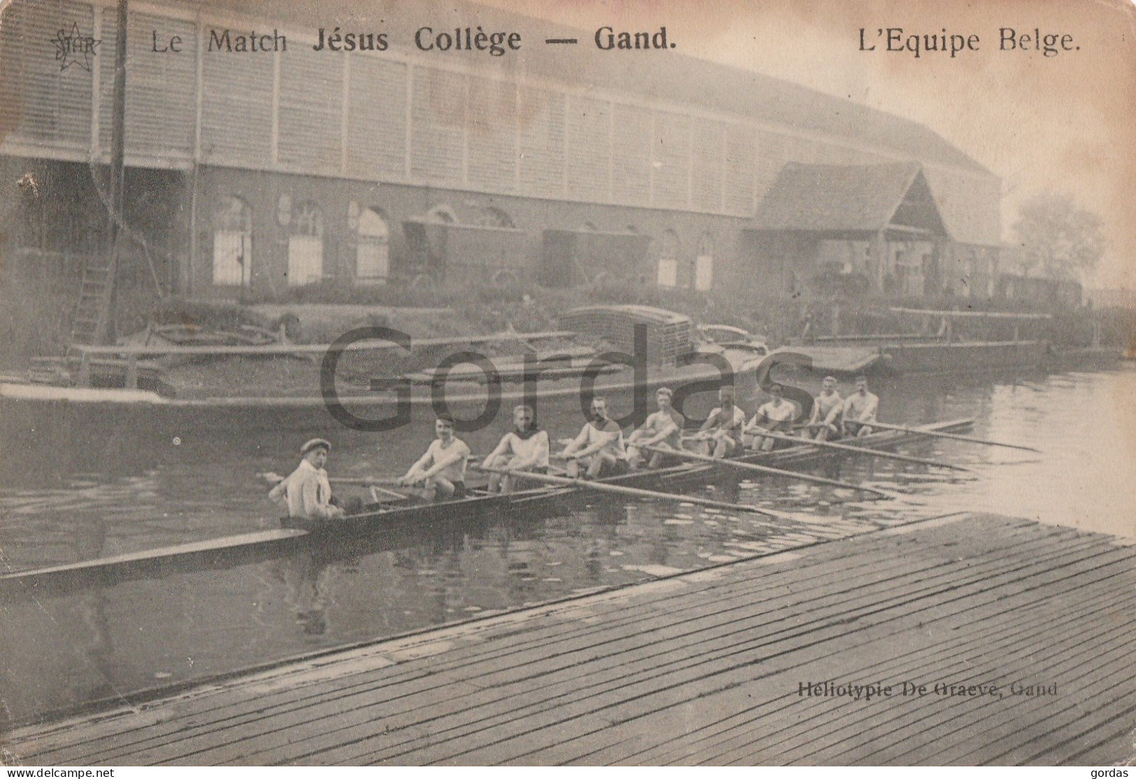 Belgium - La Match Jesus College - Gand - L'Equipe Belge - Boat Race - Canotage - Roeisport