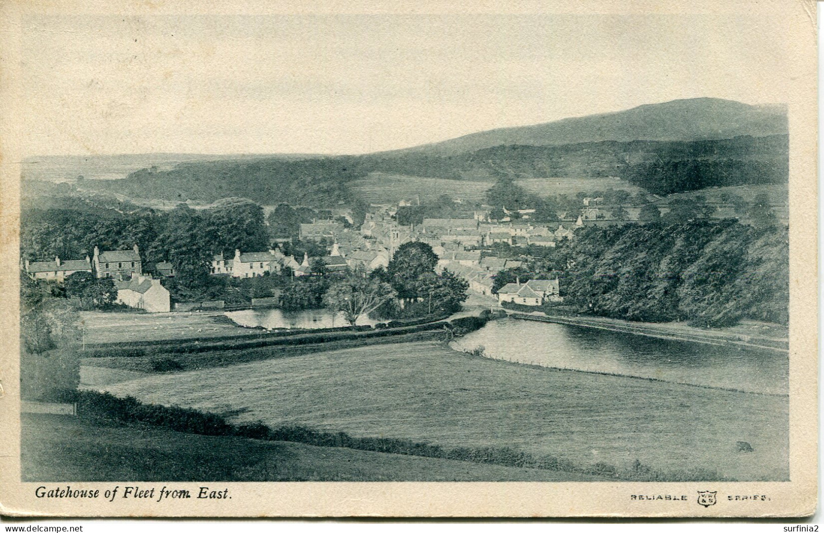 KIRCUDBRIGHT - GATEHOUSE OF FLEET FROM EAST 1906 Kir40 - Kirkcudbrightshire