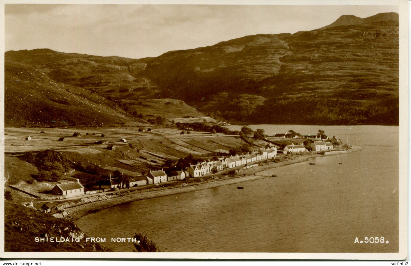 ROSS And CROMARTY - SHIELDAIG FROM NORTH RP  Rac64 - Ross & Cromarty