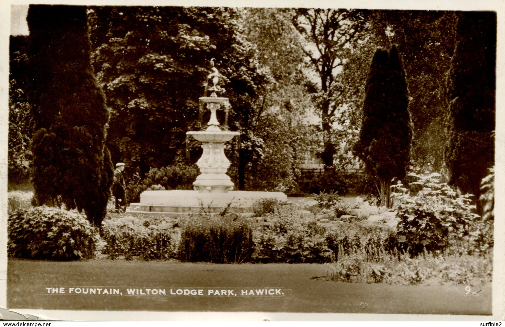 ROXBURGH - HAWICK - THE FOUNTAIN, WILTON LODGE PARK RP Rox42 - Roxburghshire