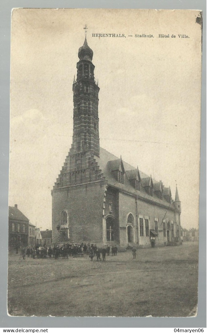 ***  HERENTHALS  ***  -  Stadhuis / Hôtel De Ville  -    Zie / Voir Scan's - Herentals