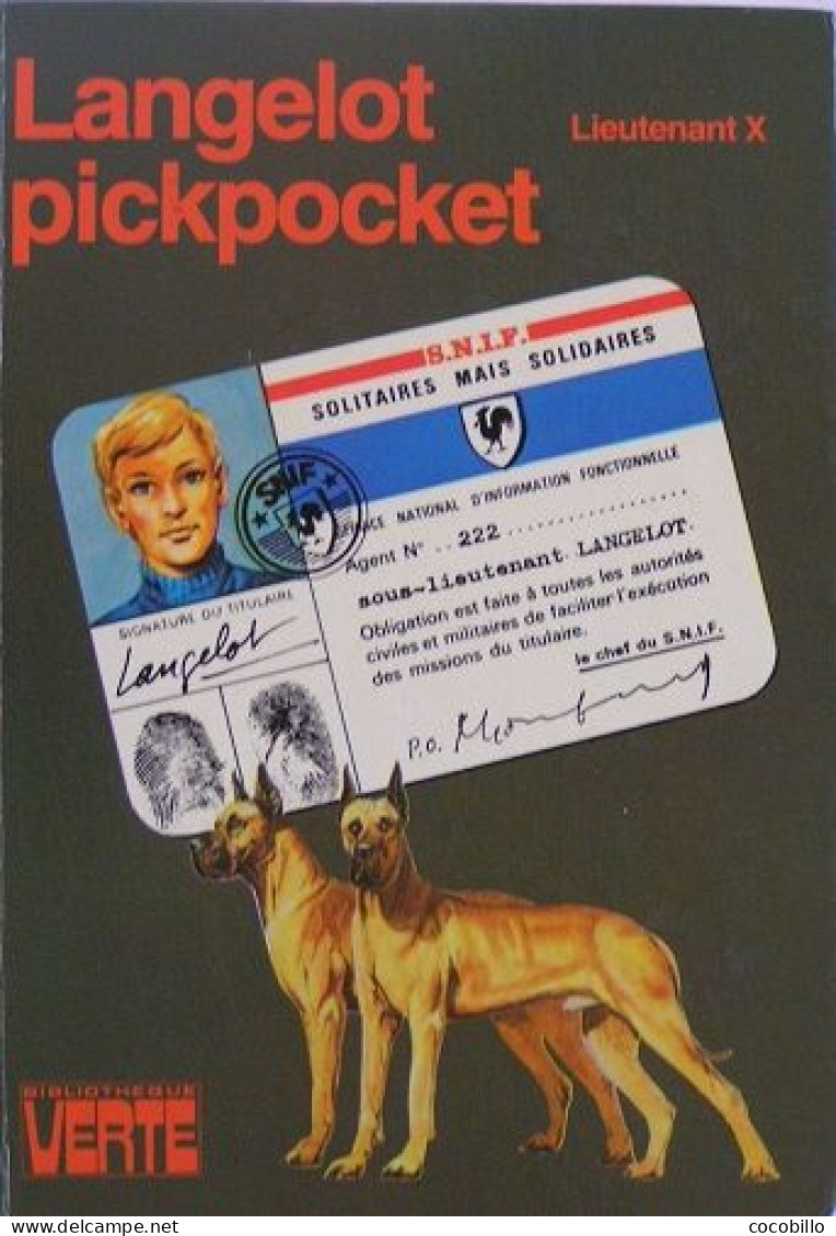 Langelot Pickpocket - Du Lieutenant X - ( Valdimir Volkoff ) - Bibliothèque Verte - 1981 - Bibliotheque Verte